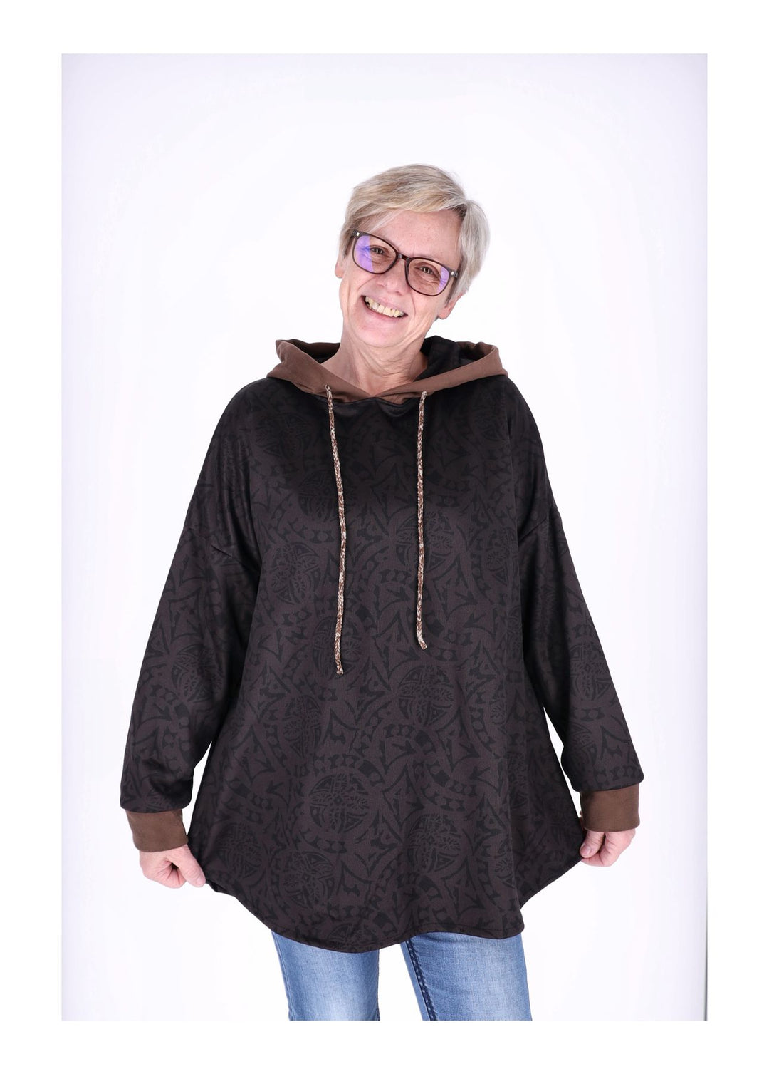 Kapuzensweat Damen Splash of Color
