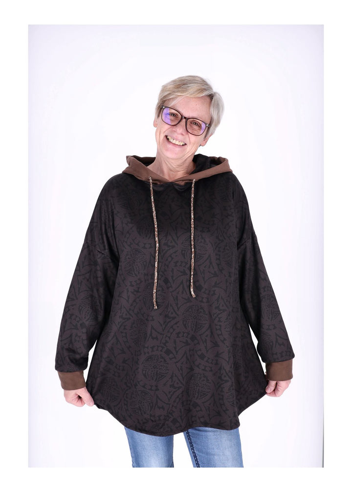 Kapuzensweat Damen Splash of Color