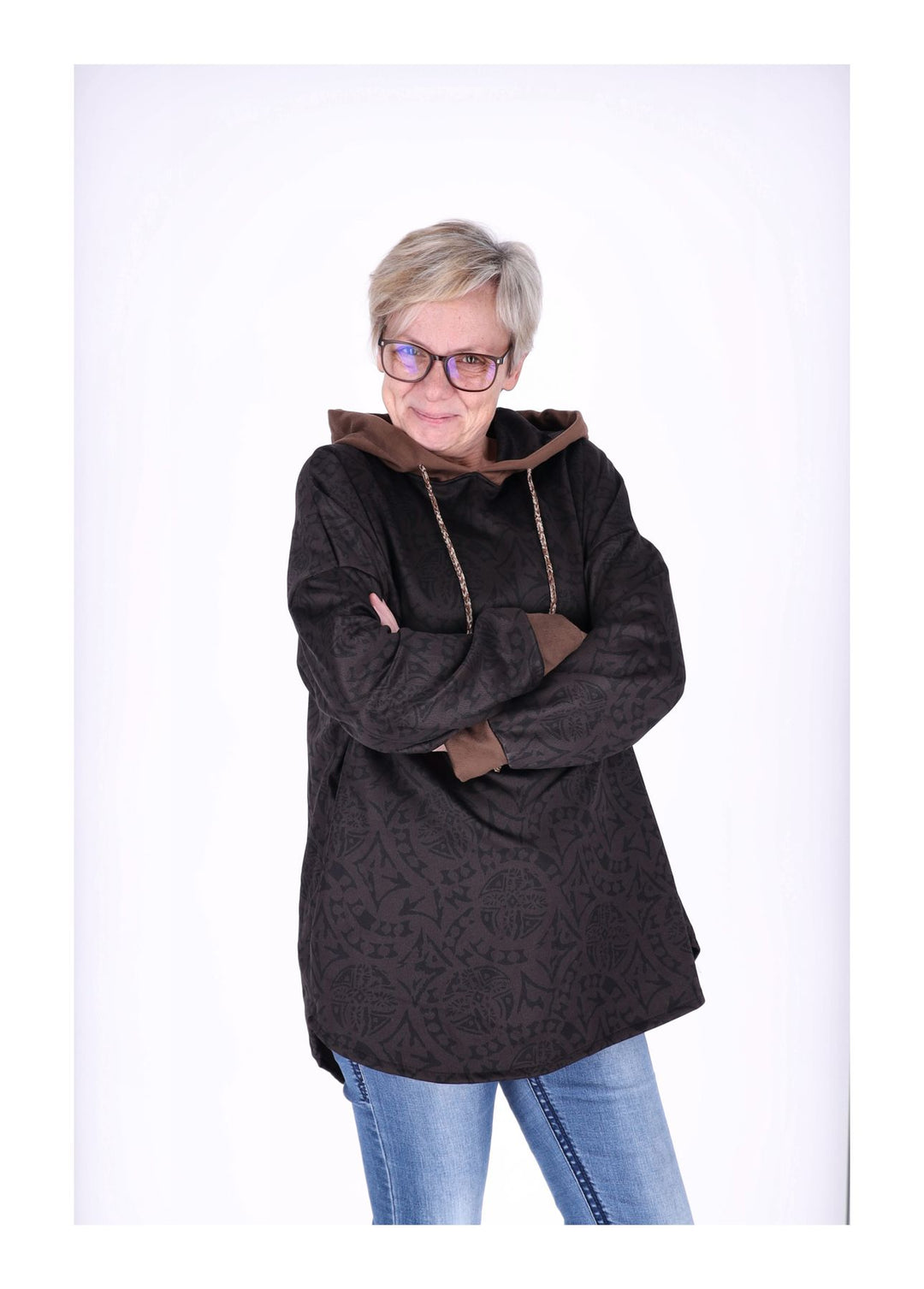 Kapuzensweat Damen Splash of Color