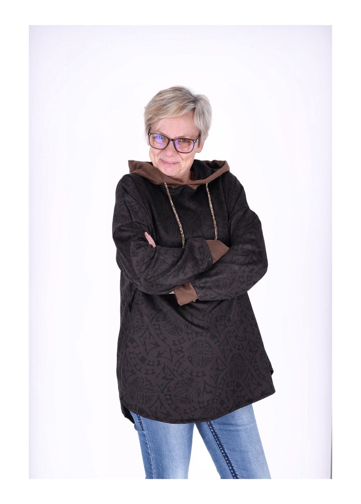 Kapuzensweat Damen Splash of Color
