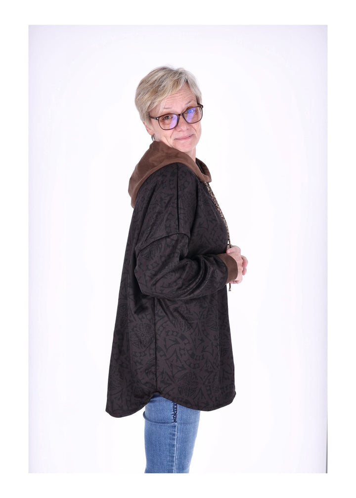 Kapuzensweat Damen Splash of Color