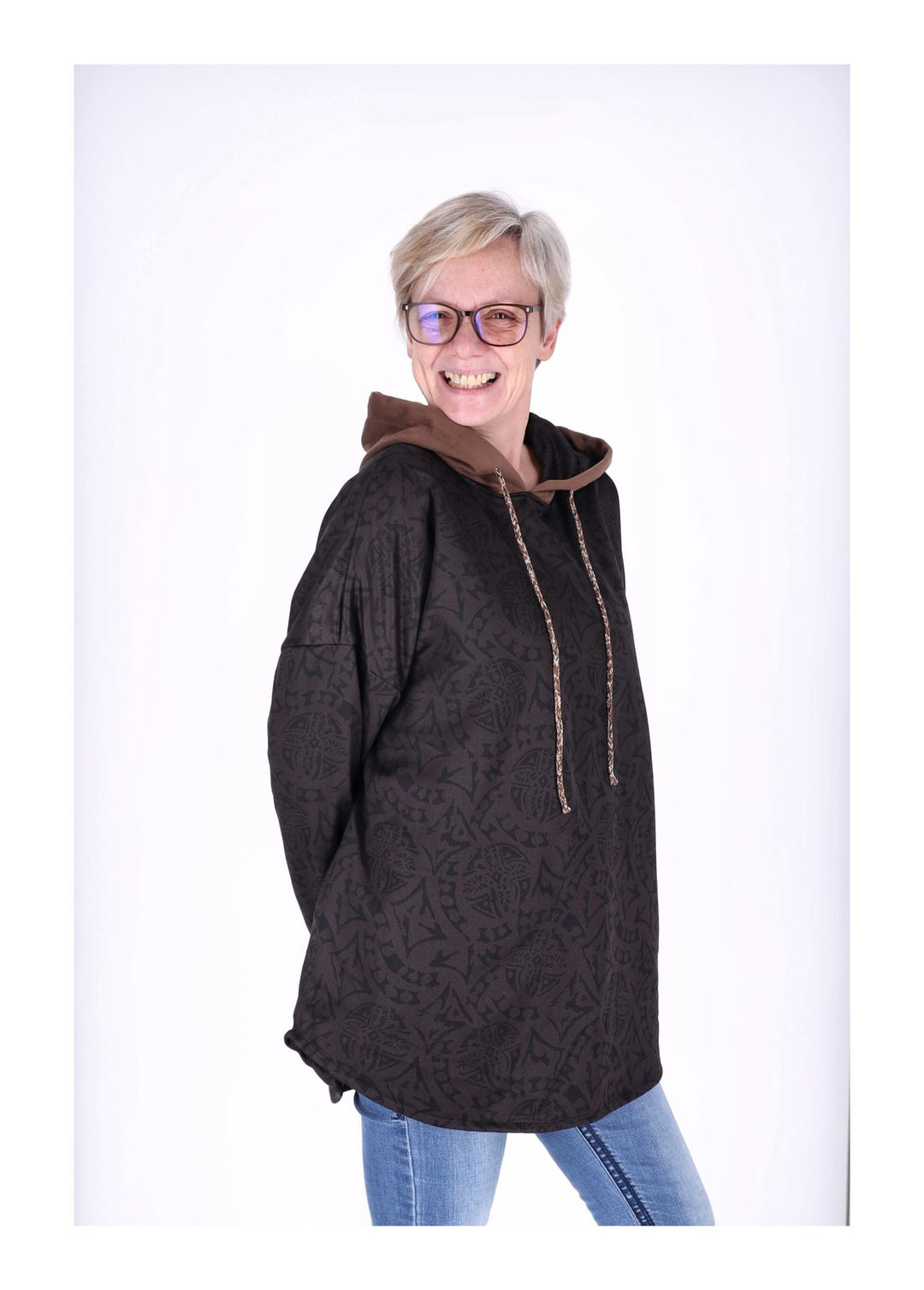 Kapuzensweat Damen Splash of Color