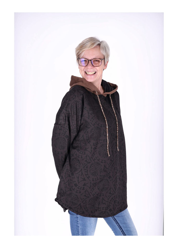 Kapuzensweat Damen Splash of Color