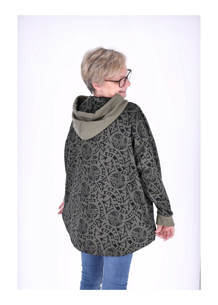 Kapuzensweat Damen Splash of Color