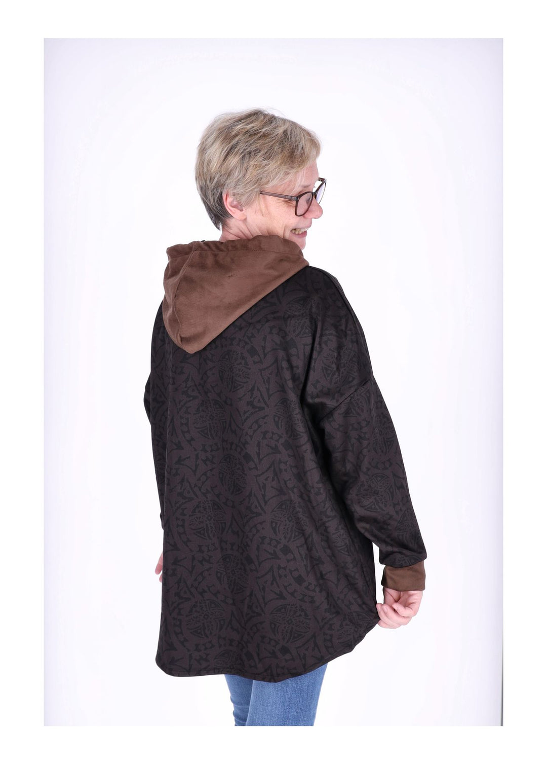 Kapuzensweat Damen Splash of Color