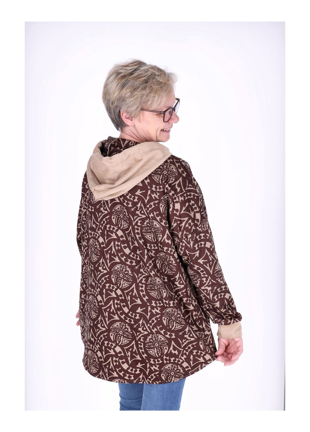 Kapuzensweat Damen Splash of Color