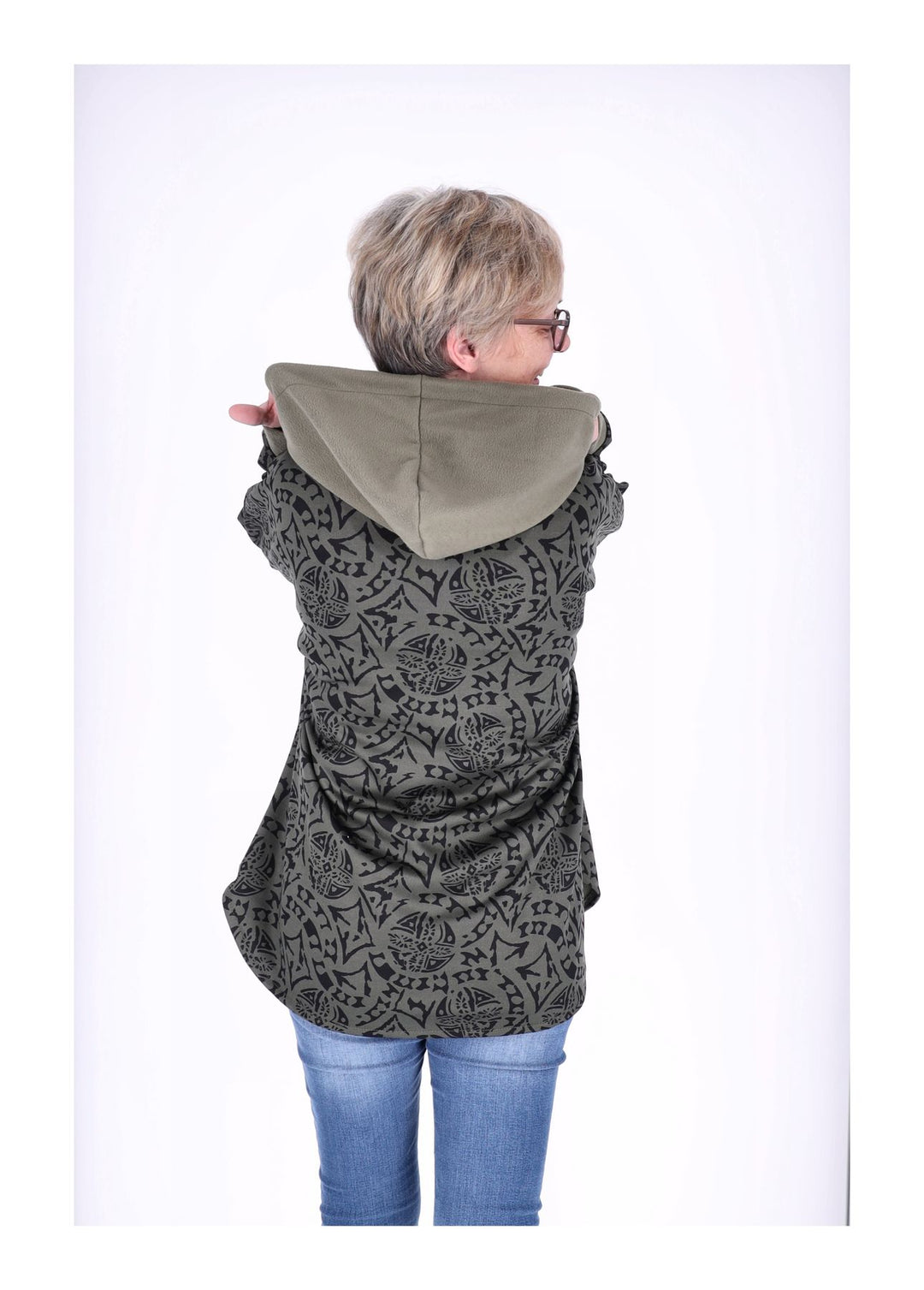 Kapuzensweat Damen Splash of Color