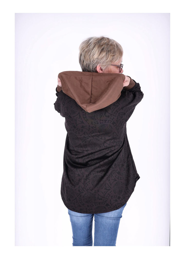 Kapuzensweat Damen Splash of Color