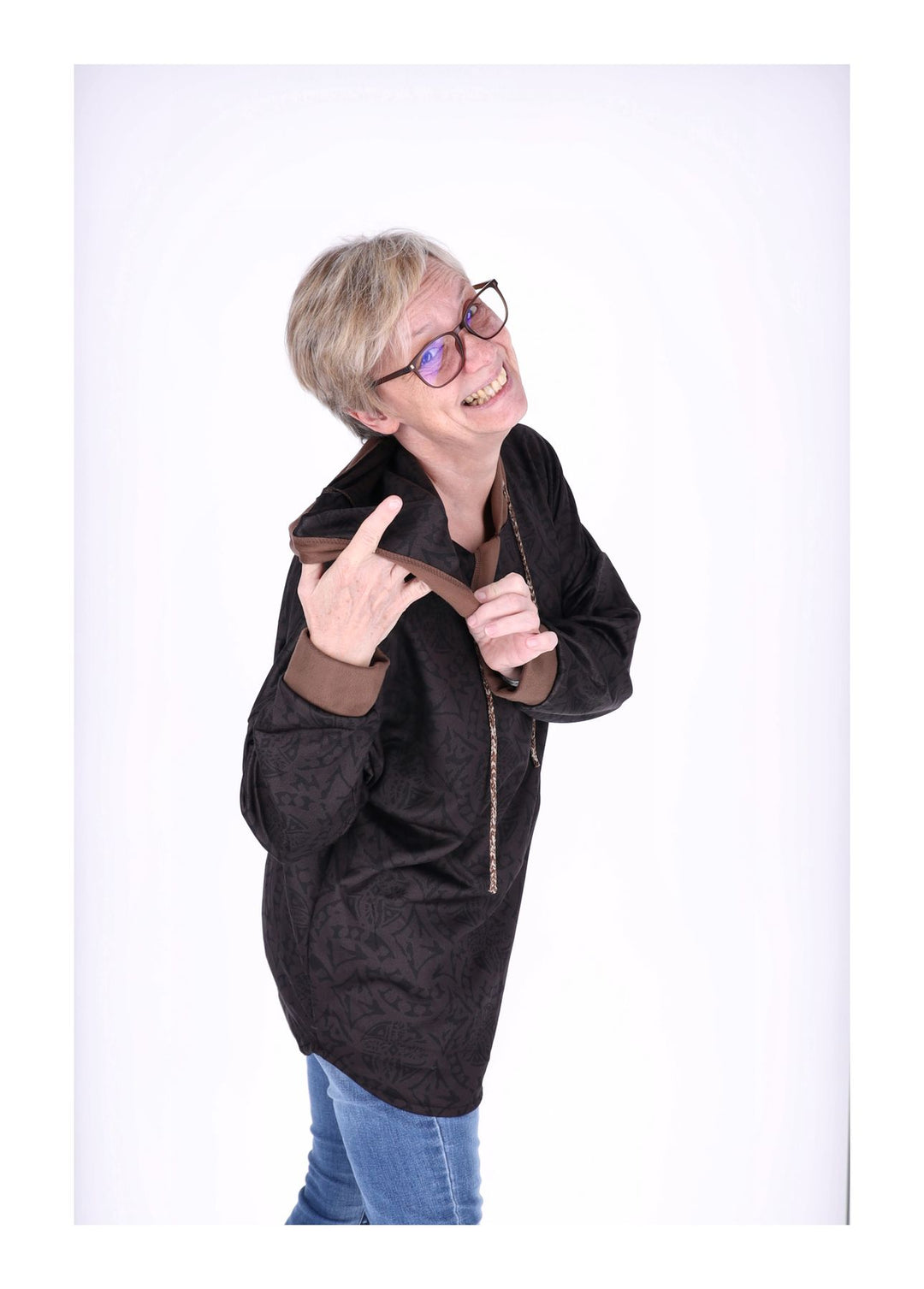 Kapuzensweat Damen Splash of Color