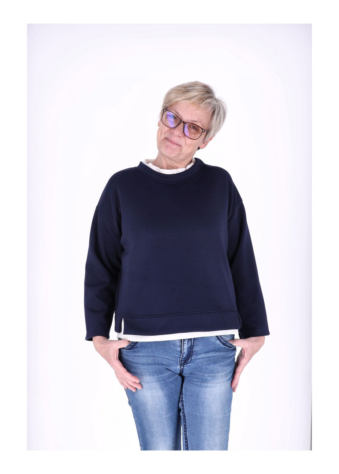 Splash of Color Damen Sweatshirt Double Layer