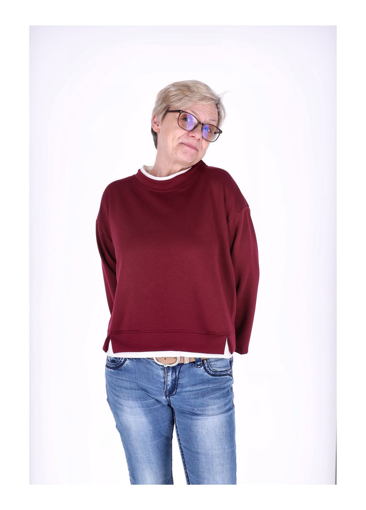Splash of Color Damen Sweatshirt Double Layer