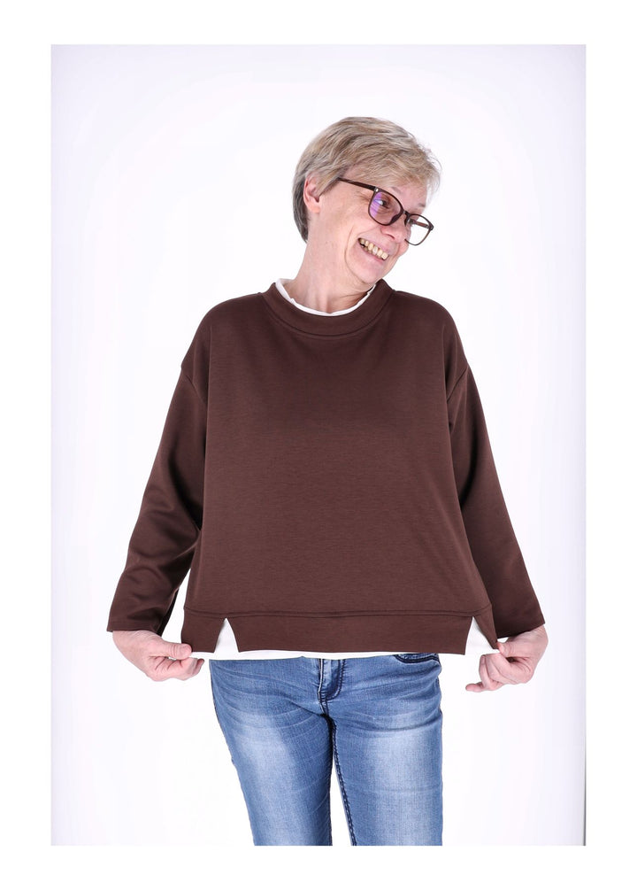 Splash of Color Damen Sweatshirt Double Layer