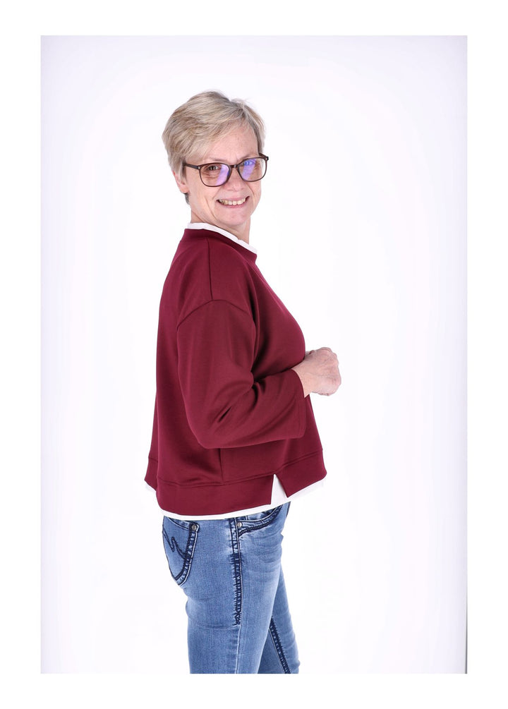 Splash of Color Damen Sweatshirt Double Layer