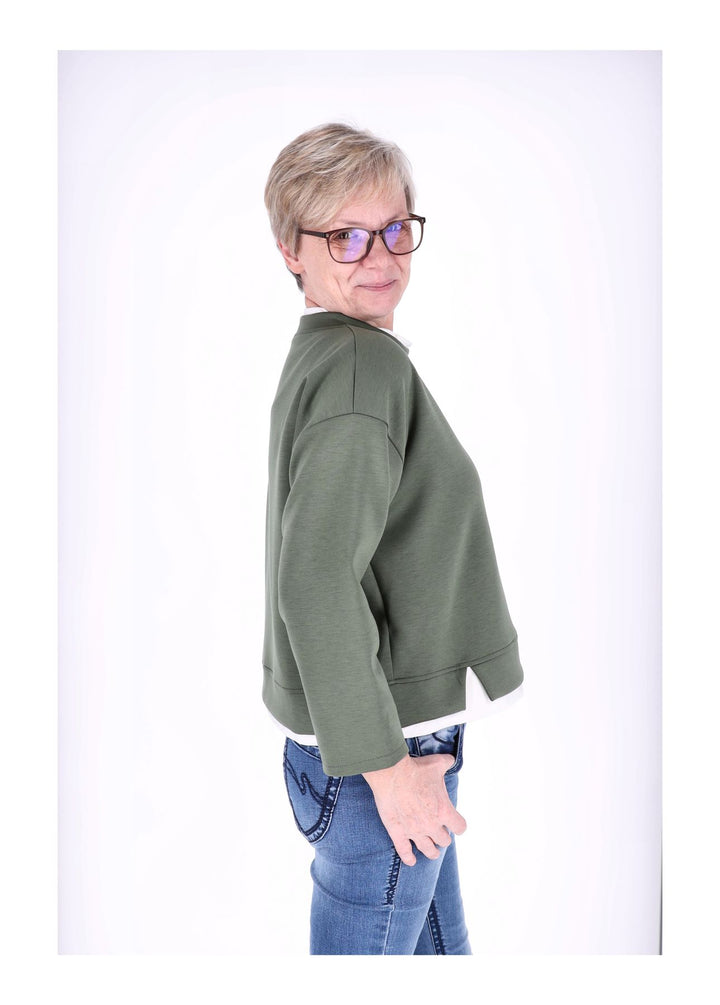 Splash of Color Damen Sweatshirt Double Layer