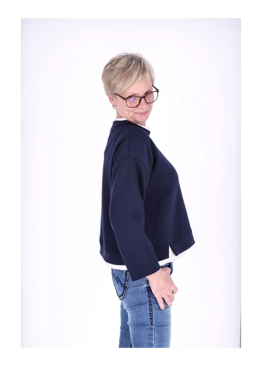 Splash of Color Damen Sweatshirt Double Layer