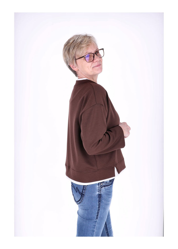 Splash of Color Damen Sweatshirt Double Layer