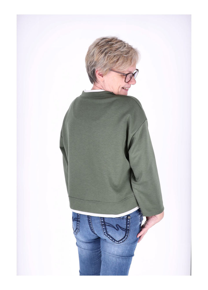Splash of Color Damen Sweatshirt Double Layer