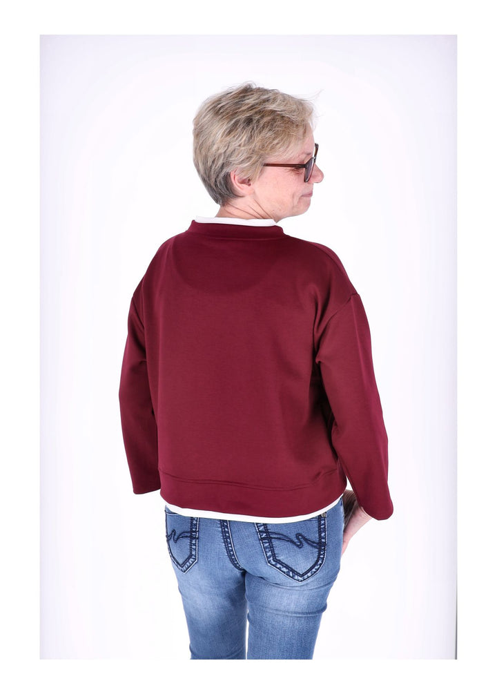 Splash of Color Damen Sweatshirt Double Layer