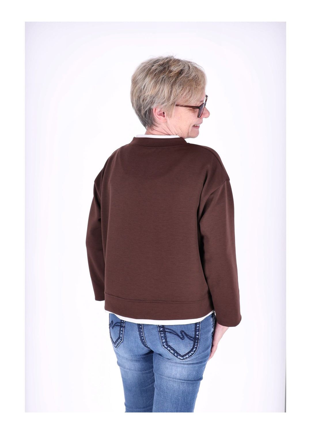 Splash of Color Damen Sweatshirt Double Layer