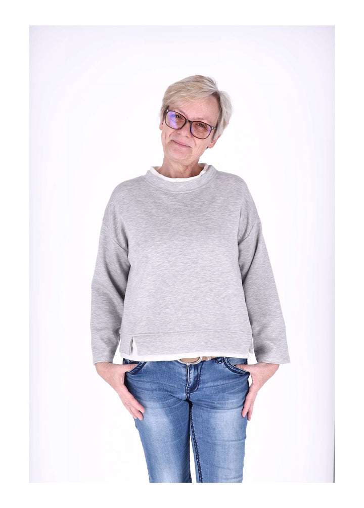 Splash of Color Damen Sweatshirt Double Layer
