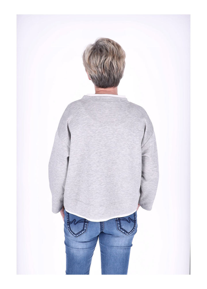 Splash of Color Damen Sweatshirt Double Layer