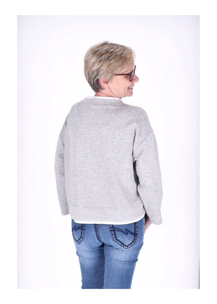 Splash of Color Damen Sweatshirt Double Layer