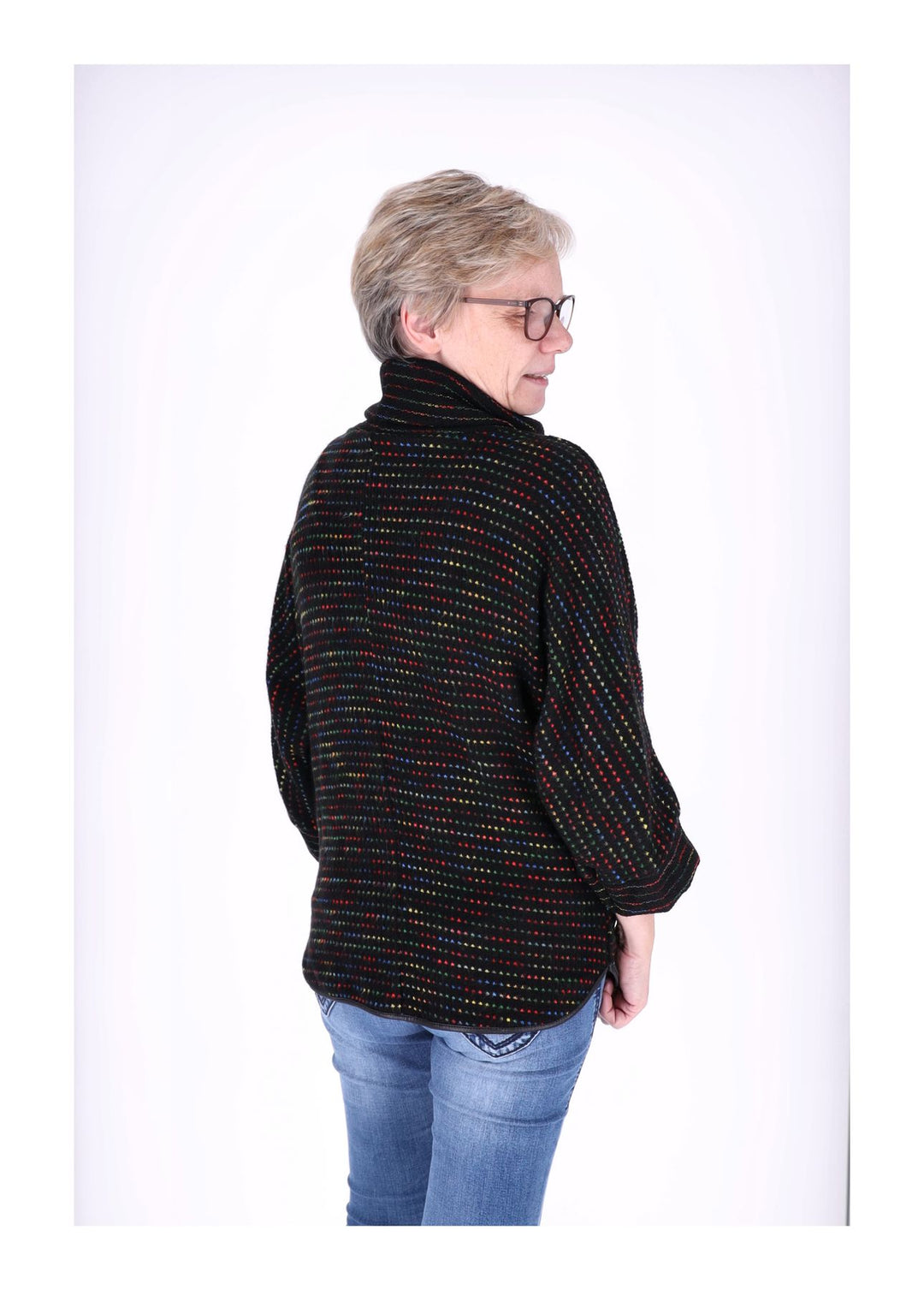 Splash of Color Damen Shirt Rollkragen