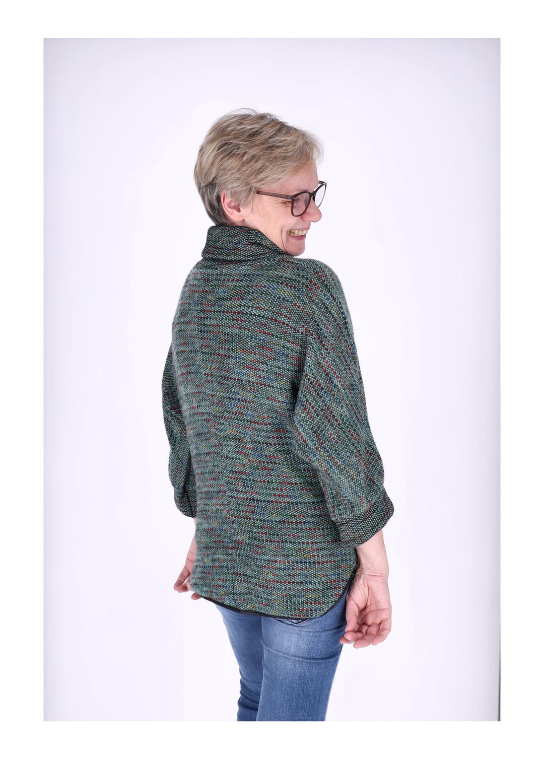 Splash of Color Damen Shirt Rollkragen