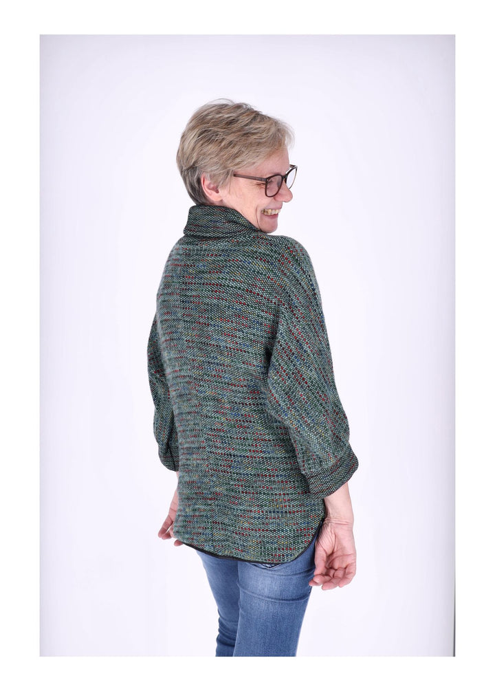 Splash of Color Damen Shirt Rollkragen