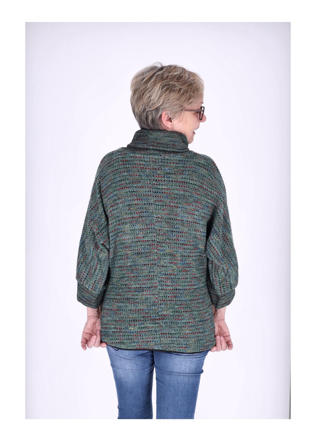 Splash of Color Damen Shirt Rollkragen