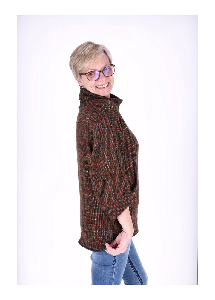 Splash of Color Damen Shirt Rollkragen