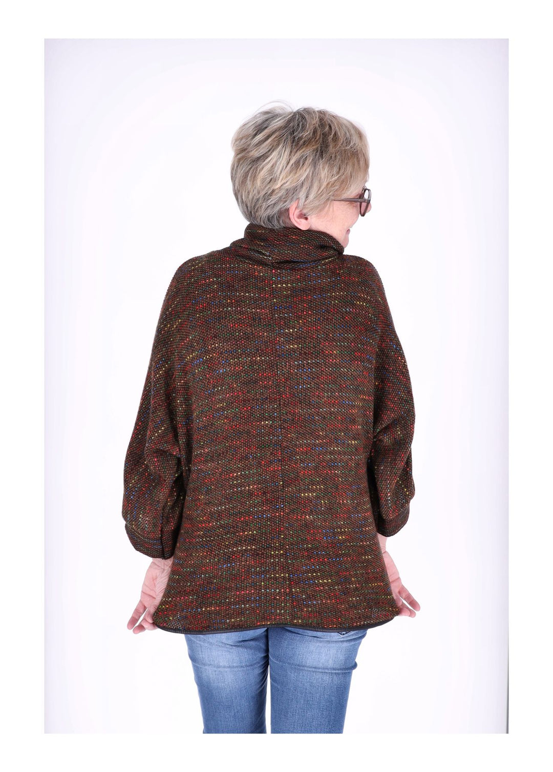 Splash of Color Damen Shirt Rollkragen