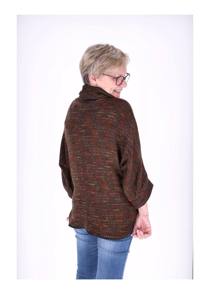 Splash of Color Damen Shirt Rollkragen