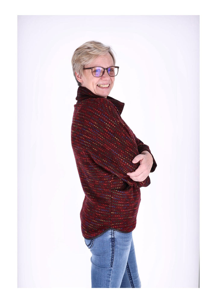 Splash of Color Damen Shirt Rollkragen