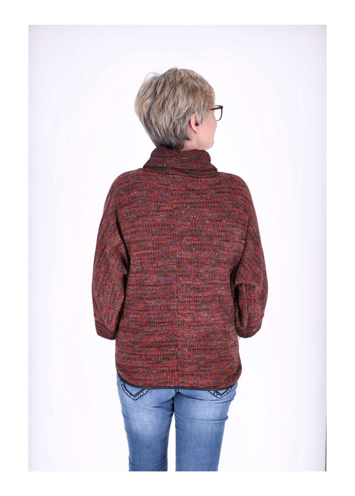 Splash of Color Damen Shirt Rollkragen