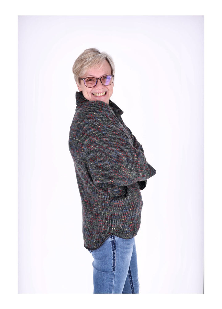 Splash of Color Damen Shirt Rollkragen