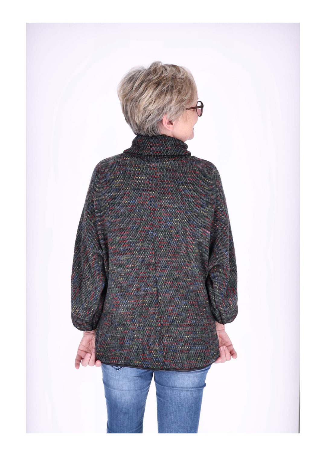 Splash of Color Damen Shirt Rollkragen
