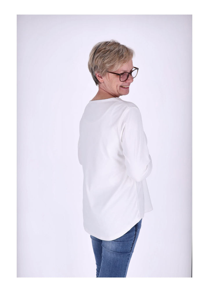 Splash of Color Damen Shirt Veloursoptik