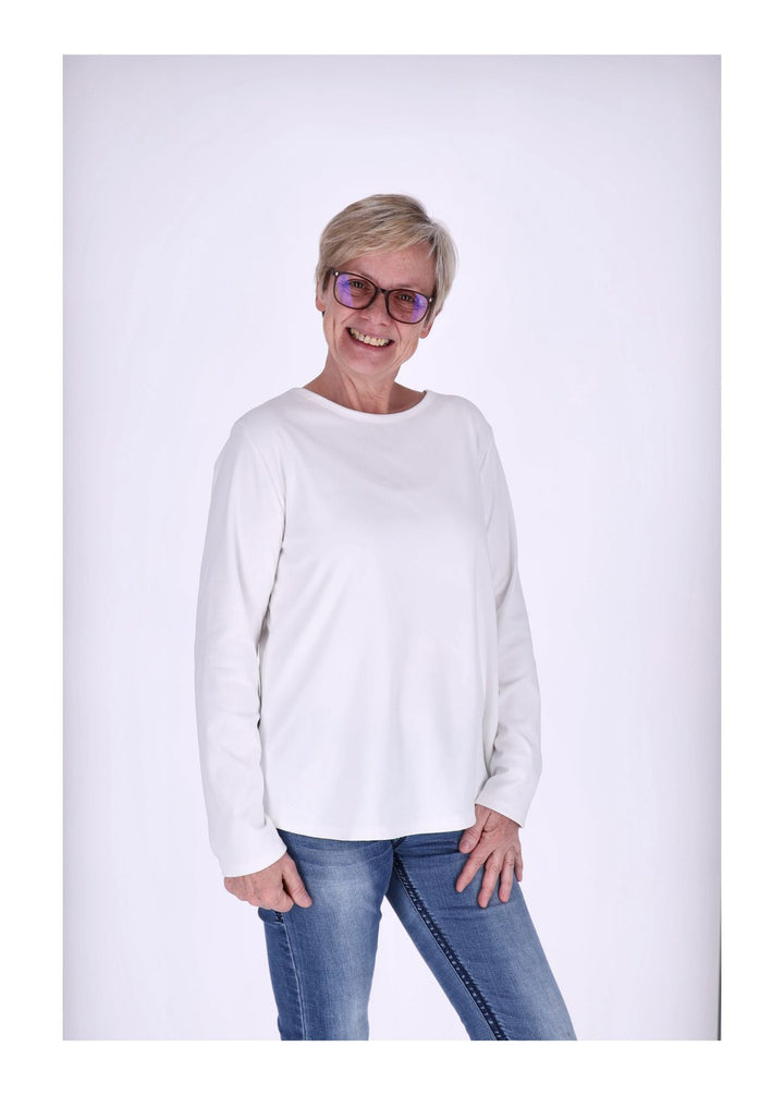 Splash of Color Damen Shirt Veloursoptik
