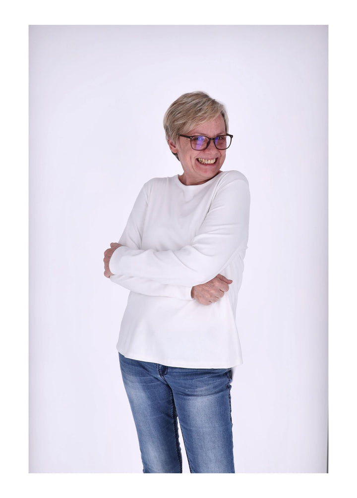 Splash of Color Damen Shirt Veloursoptik