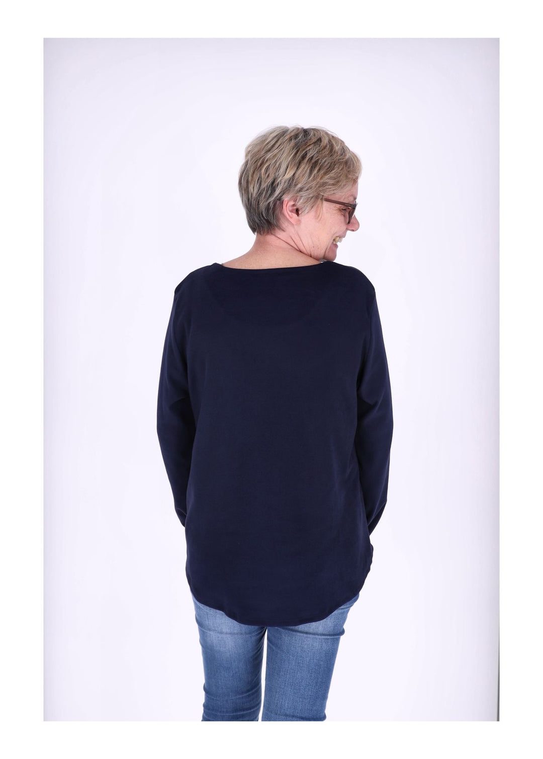 Splash of Color Damen Shirt Veloursoptik