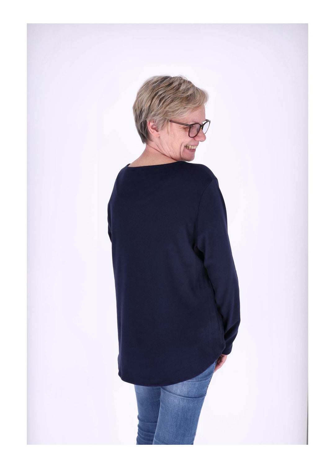 Splash of Color Damen Shirt Veloursoptik