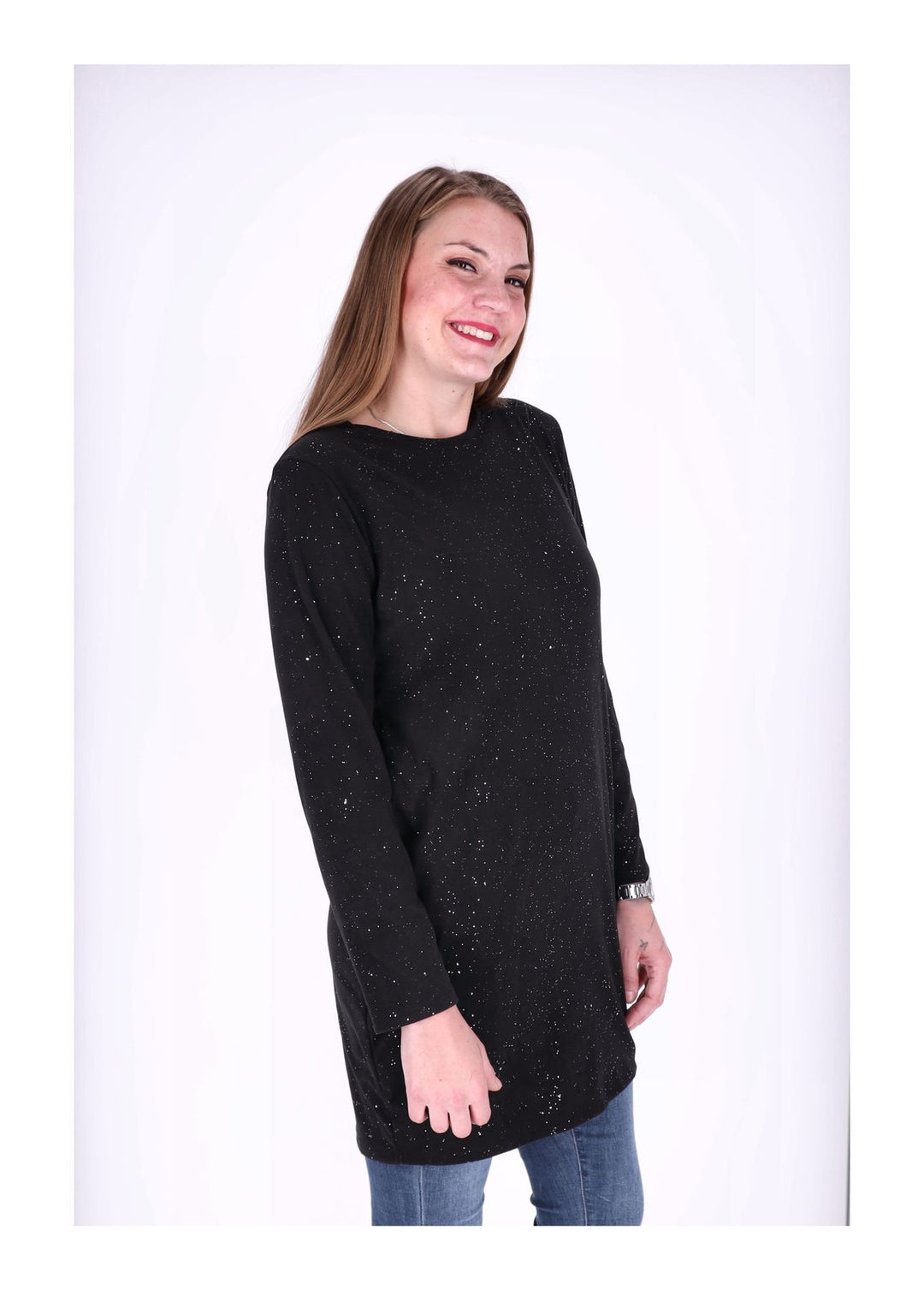 Splash of Color Kleid Veloursoptik