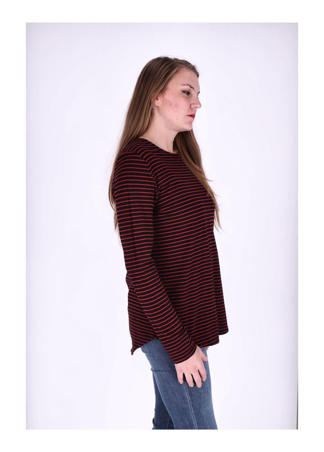 Splash of Color Ringel Damen-Shirt
