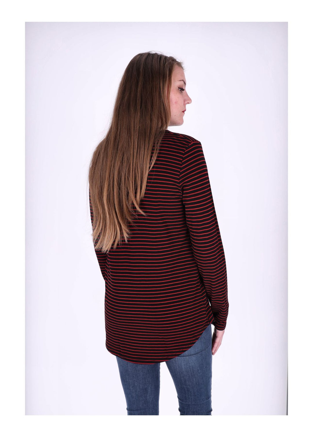 Splash of Color Ringel Damen-Shirt