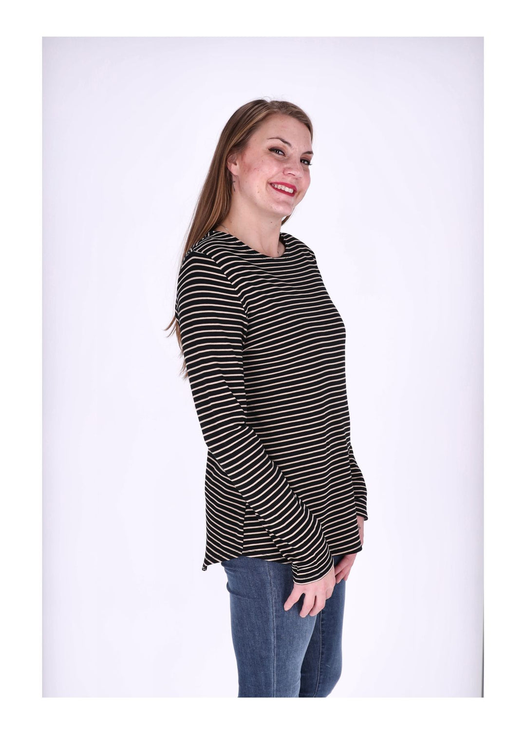 Splash of Color Ringel Damen-Shirt