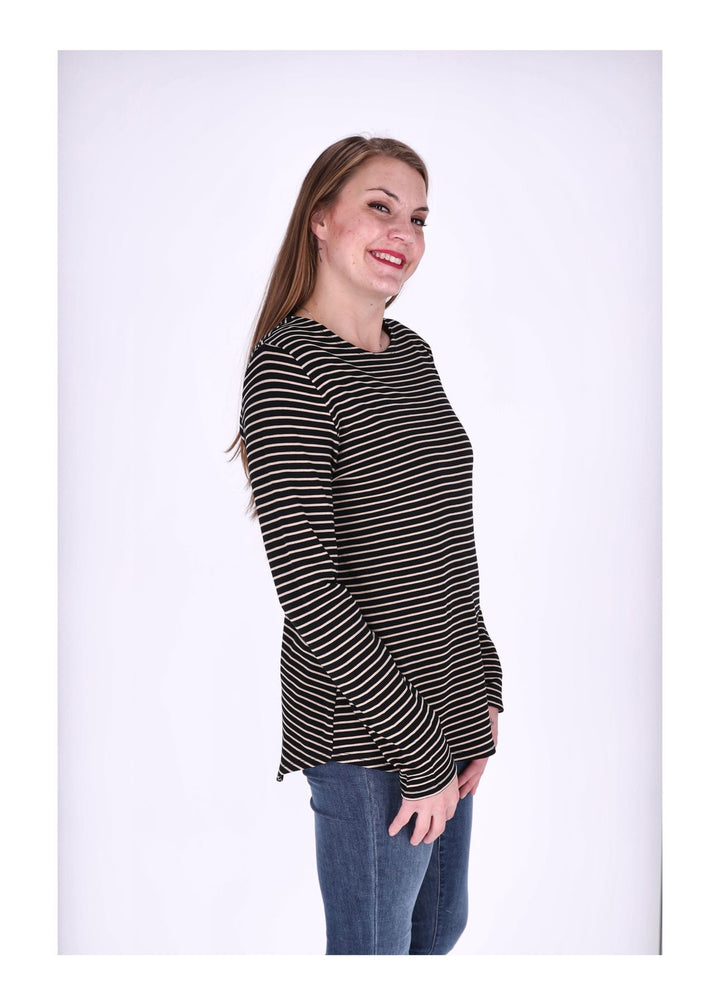 Splash of Color Ringel Damen-Shirt