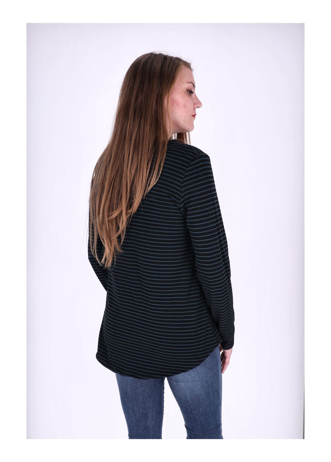 Splash of Color Ringel Damen-Shirt