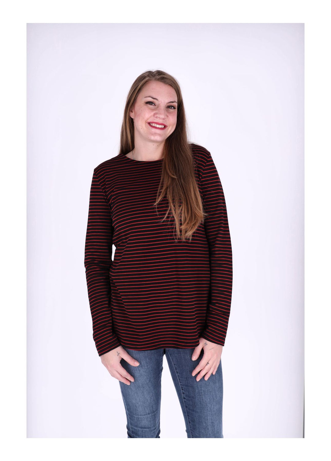 Splash of Color Ringel Damen-Shirt