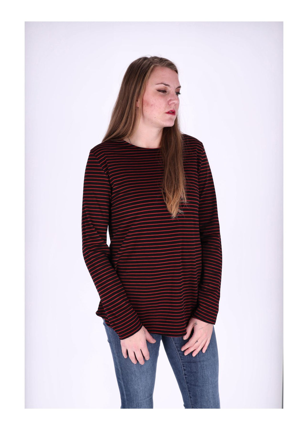 Splash of Color Ringel Damen-Shirt
